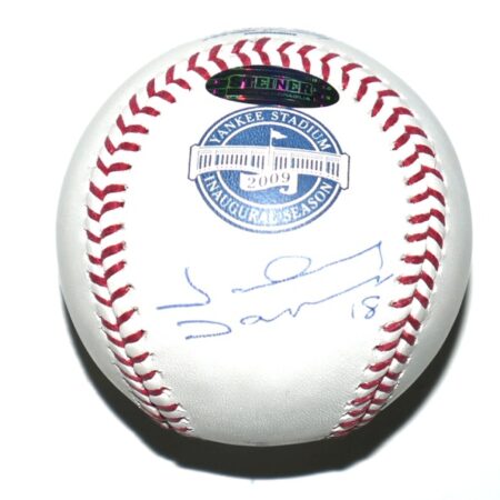 Johnny Damon Autographed Rawlings New York Yankees Stadium 2009 Inaugural Season Major League Baseball - Steiner & MLB Hologram Authentication