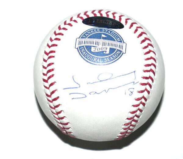 Johnny Damon Signed Rawlings New York Yankees Stadium 2009 Inaugural Season Major League Baseball - Steiner & MLB Hologram Authentication