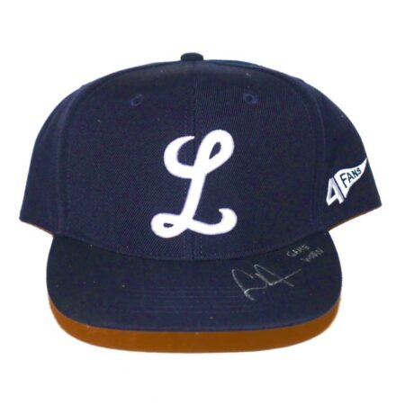 Logan Davidson 2024 Game Worn & Signed Official Navy Tigres del Licey 4FANS Hat - Worn In Winter Ball!