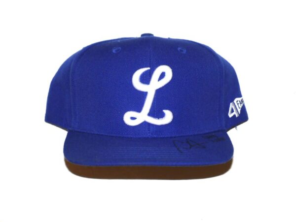 Logan Davidson 2024 Game Worn & Signed Official Tigres del Licey 4FANS Hat - Worn In Winter Ball!