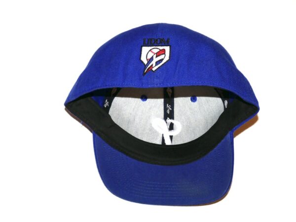 Logan Davidson 2024 Game Worn & Signed Official Tigres del Licey 4FANS Hat - Worn In Winter Ball!