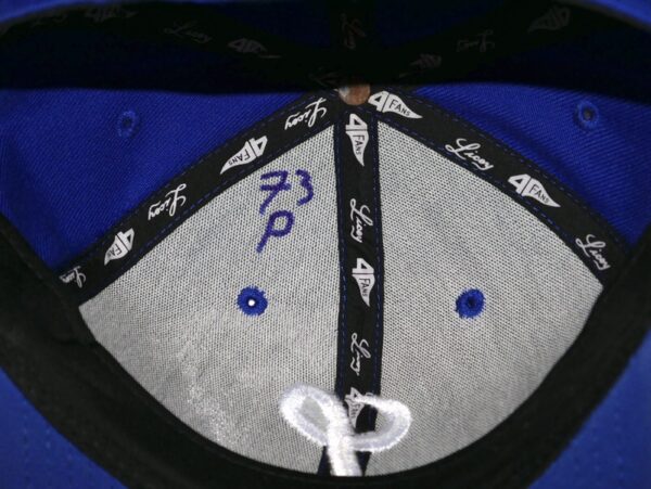 Logan Davidson 2024 Game Worn & Signed Official Tigres del Licey 4FANS Hat - Worn In Winter Ball!