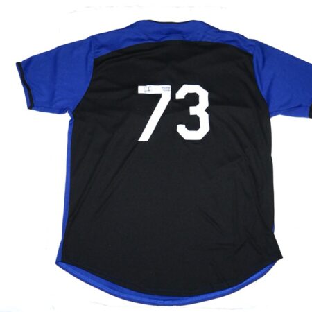 Logan Davidson 2024 Practice Worn & Signed Official Tigres del Licey #73 Jersey - Worn In Winter Ball!