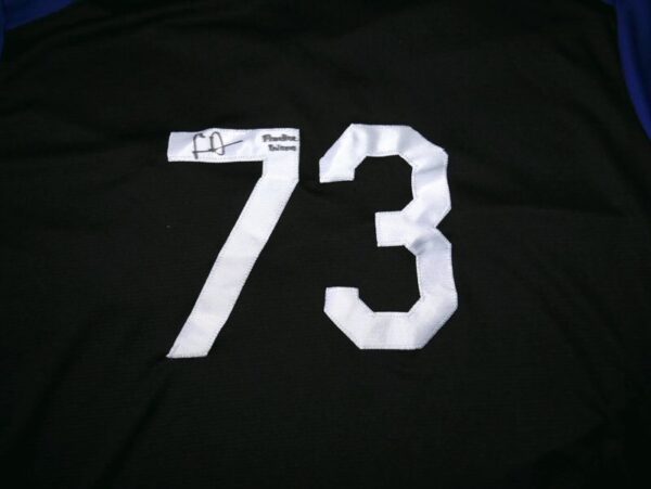 Logan Davidson 2024 Practice Worn & Signed Official Tigres del Licey #73 Jersey - Worn In Winter Ball!