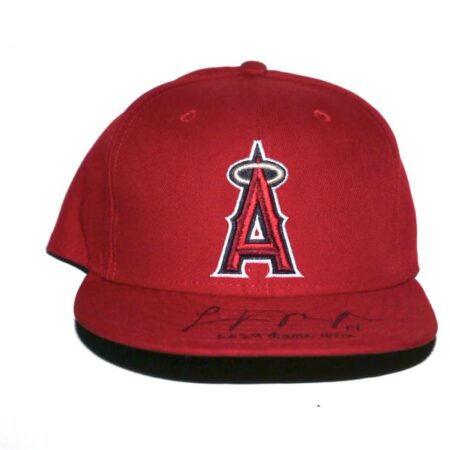 Logan O’Hoppe 2024 Game Worn & Signed Official Los Angeles Angels “14 O’HOPPE” New Era 59FIFTY Hat