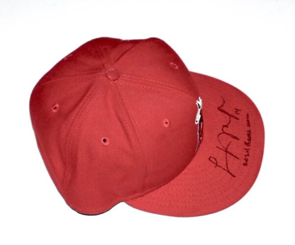 Logan O’Hoppe 2024 Game Worn & Signed Official Los Angeles Angels “14 O’HOPPE” New Era 59FIFTY Hat