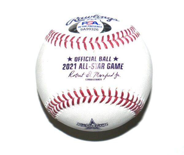 Max Muncy Los Angeles Dodgers Signed Official 2021 All-Star Game Baseball (PSA & Muncy)