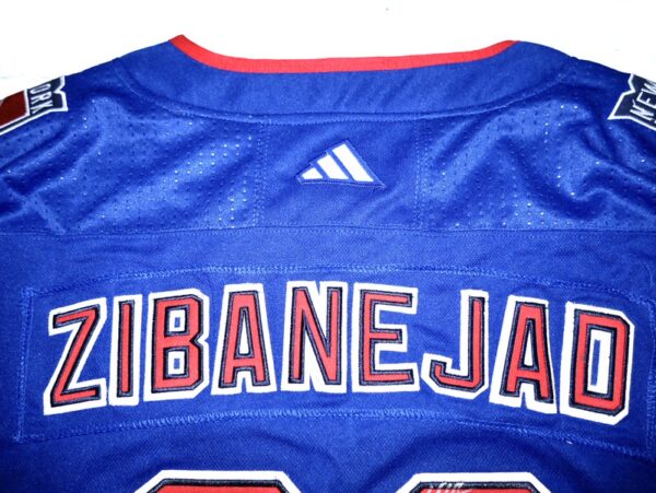 Mika Zibanejad Autographed Signed New York Rangers Reverse Retro Adidas Jersey with Tags! JSA