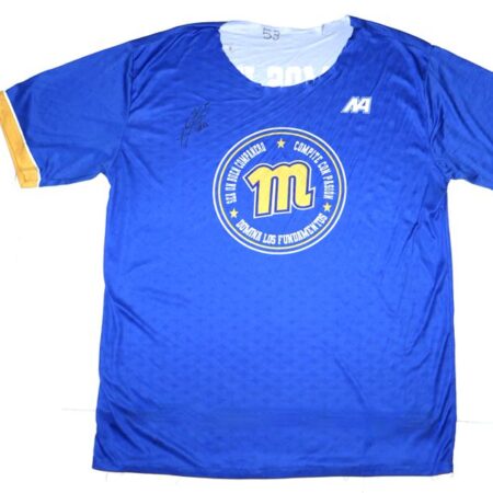 Rusber Estrada Practice Worn & Signed Official Navegantes del Magallanes SOMOS UNO NA Shirt