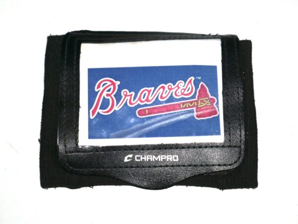 Rusber Estrada Rome Braves Game Worn & Signed Champro Playbook Wristband