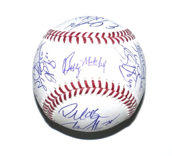 2018 Scranton Wilkes-Barre RailRiders Team Signed Rawlings OML Baseball with 25 Signatures Including Nasty Nestor Cortes, Tyler Wade, Giovanny Urshela & Others!