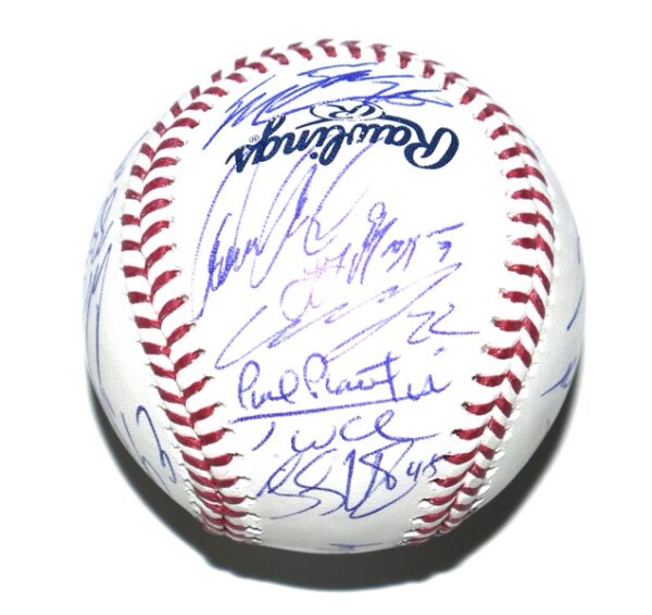 2018 Scranton Wilkes-Barre RailRiders Team Signed Rawlings OML Baseball with 25 Signatures Including Nasty Nestor Cortes, Tyler Wade, Giovanny Urshela & Others!