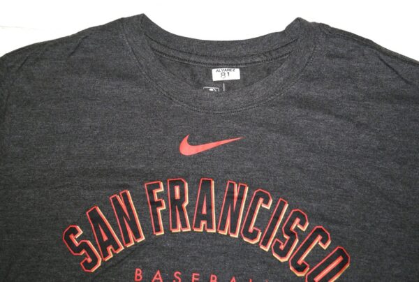 Armando Alvarez Practice Worn & Signed Official San Francisco Giants Baseball ALVAREZ 81 Nike Dri-Fit Shirt