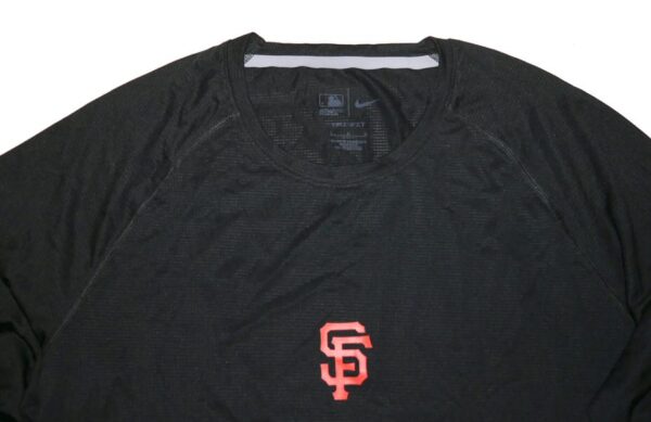 Armando Alvarez Practice Worn & Signed Official San Francisco Giants Long Sleeve Nike Dri-Fit Shirt - Worn during Spring Training!