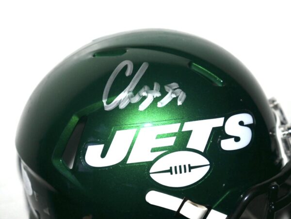 CJ Mosely Signed Autographed Official Riddell New York Jets Mini Helmet - JSA Witnessed