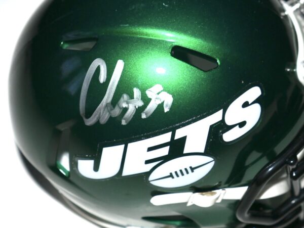 CJ Mosely Signed Autographed Official Riddell New York Jets Mini Helmet - JSA Witnessed