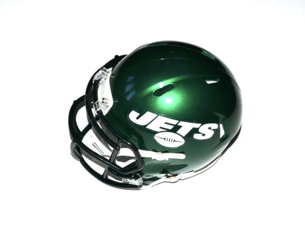 CJ Mosely Signed Autographed Official Riddell New York Jets Mini Helmet - JSA Witnessed