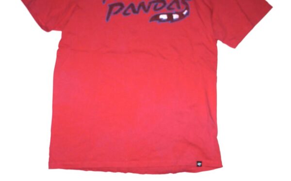 Coleman Crow Practice Worn & Signed Official Red & Blue Rocket City Trash Pandas '47 Shirt