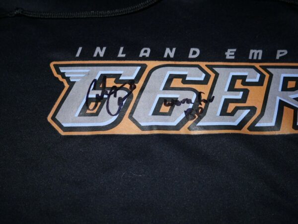 Coleman Crow Team Issued & Signed Inland Empire 66ers Hooded Pullover - Worn for Batting Practice!1