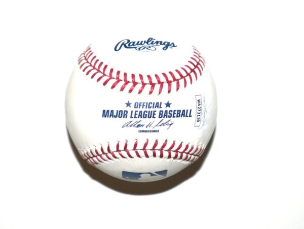 Darryl Strawberry New York Mets Signed Official Rawlings Major League Baseball with 83 NL ROY, 8X All-Star, 4x WS Champs, & Straw Man Inscriptions! - JSA Witnessed