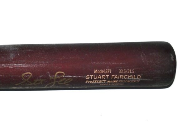 Stuart Fairchild 2024 Cincinnati Reds Game Used & Signed Dove Tail DTB Baseball Bat