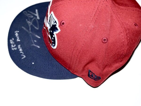 TJ Rumfield 2023 Game Worn & Signed Official Somerset Patriots Alternate New Era 59FIFTY Fitted Hat