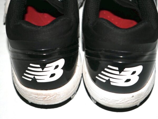 Zach Muckenhirn Birmingham Barons Game Worn & Signed Black New Balance Baseball Cleats