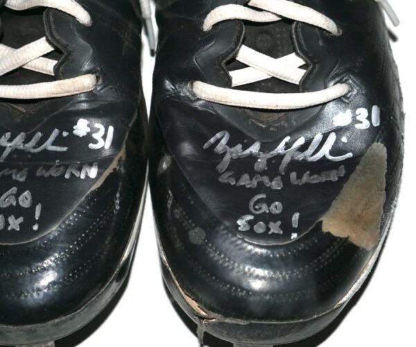 Zach Muckenhirn Birmingham Barons Game Worn & Signed Black New Balance Baseball Cleats