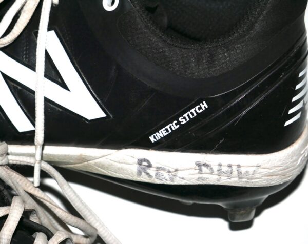 Zach Muckenhirn Birmingham Barons Game Worn & Signed Black New Balance Baseball Cleats