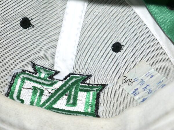 Zach Muckenhirn Game Worn & Signed Official North Dakota Fighting Hawks Game Hat - 1st UND Player to Make it the Major Leagues!