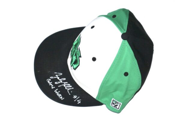 Zach Muckenhirn Game Worn & Signed Official North Dakota Fighting Hawks Game Hat - 1st UND Player to Make it the Major Leagues!