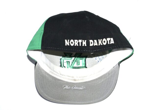 Zach Muckenhirn Game Worn & Signed Official North Dakota Fighting Hawks Game Hat - 1st UND Player to Make it the Major Leagues!