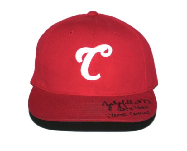 Zach Muckenhirn Game Worn & Signed Official Red Criollos de Caguas Hat - Worn for Puerto Rico Winter Ball!