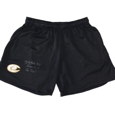 Zach Muckenhirn Practice Worn & Signed Official Charlotte Knights Evoshield Shorts