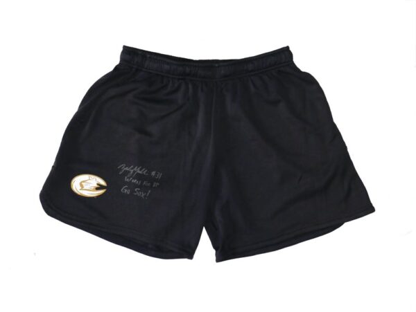 Zach Muckenhirn Practice Worn & Signed Official Charlotte Knights Evoshield Shorts