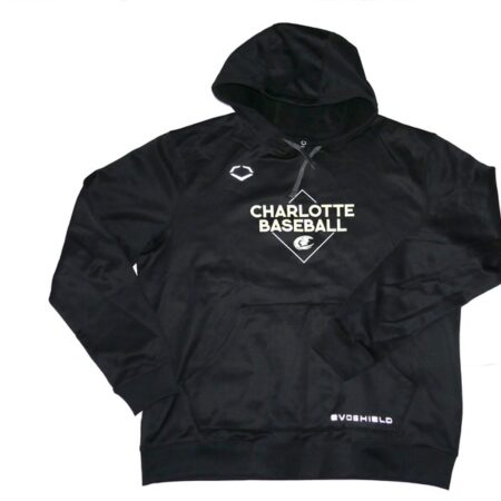 Zach Muckenhirn Team Issued Official Charlotte Knights Baseball Evoshield Hooded Sweatshirt - Worn for Batting Practice!