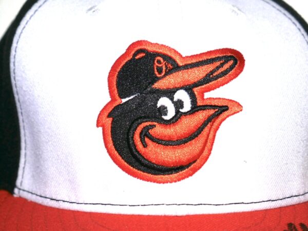 Zach Muckenhirn Team Issued & Signed Go O's! Official Baltimore Orioles New Era 59FIFTY Hat - Worn in Spring Training!